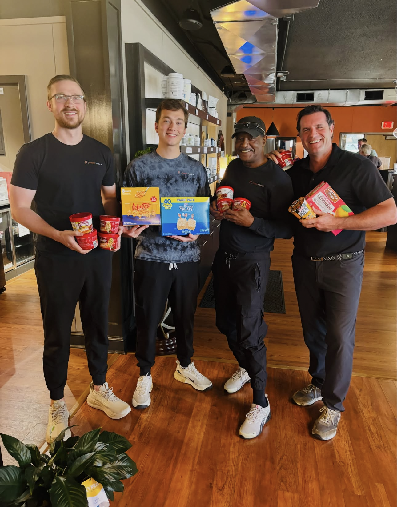 Volunteers at Foster Medical packing lunches for Ronald McDonald House Lexington
