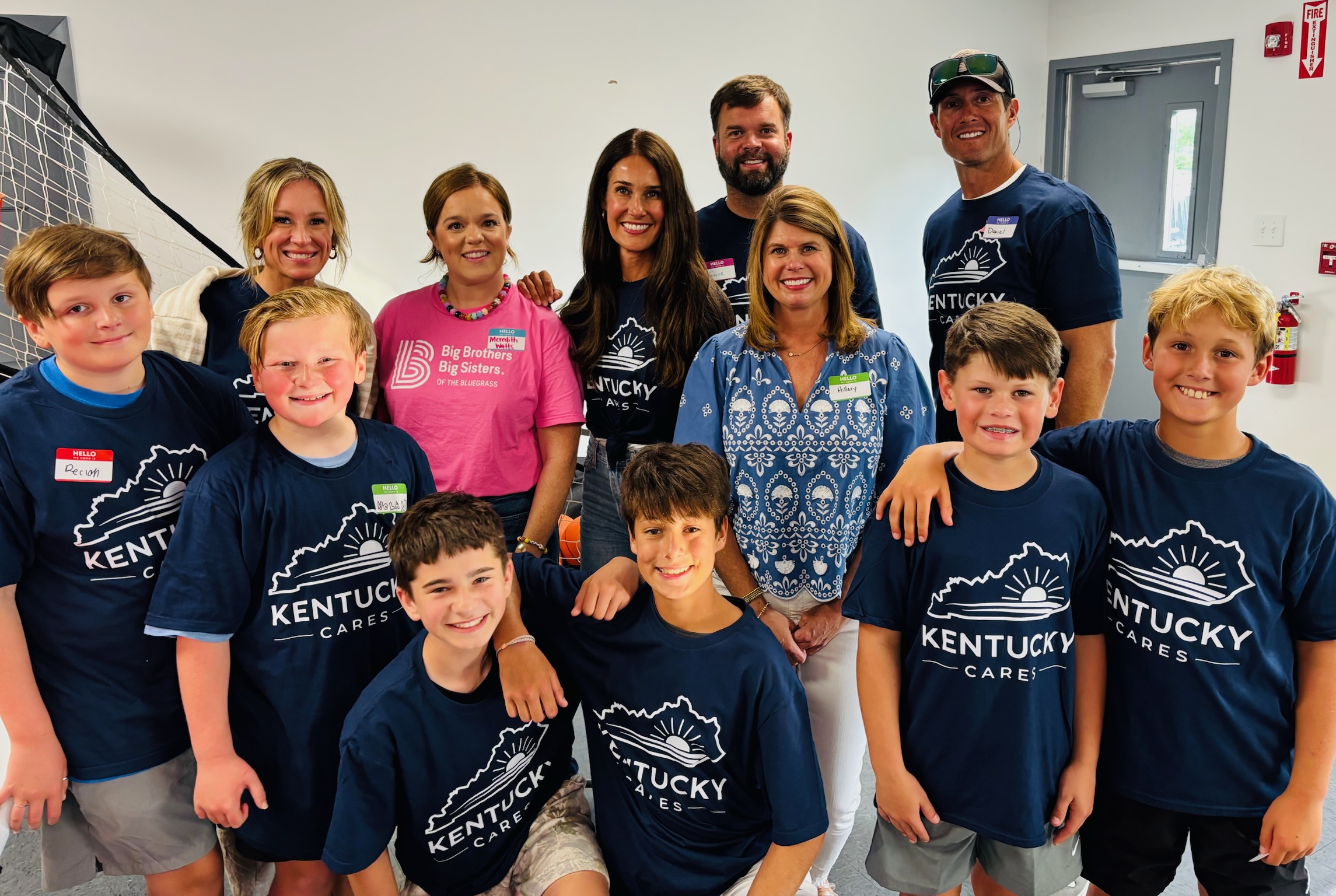 Kentucky Cares volunteers with Big Brothers Big Sisters at the Carnival Celebration